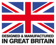 Entworfen und hergestellt in Großbritannien